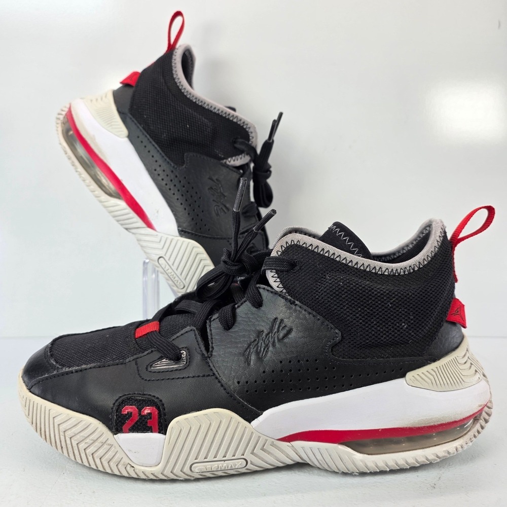 Jordan Stay Loyal 2 GS Black University Red Basketball Shoes DQ8398-006 Kids 7Y
